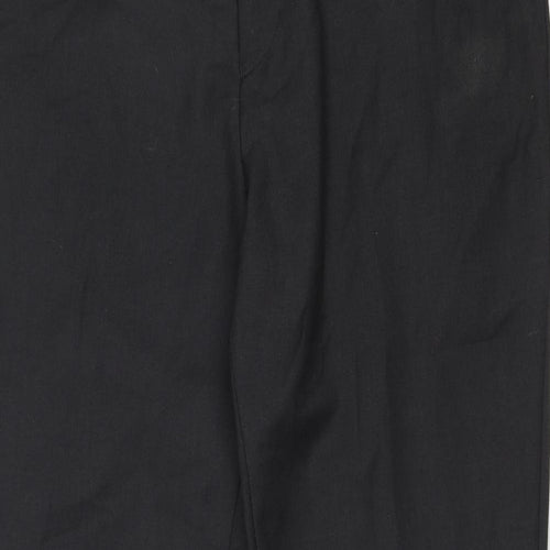 Skopes Mens Grey Polyester Dress Pants Trousers Size 38 in Regular Zip