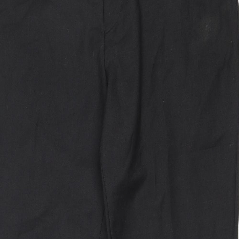 Skopes Mens Grey Polyester Dress Pants Trousers Size 38 in Regular Zip