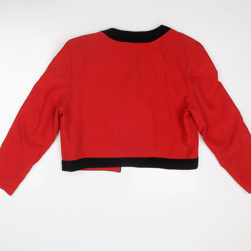 Jacques Vert Womens Red Jacket Blazer Size 16