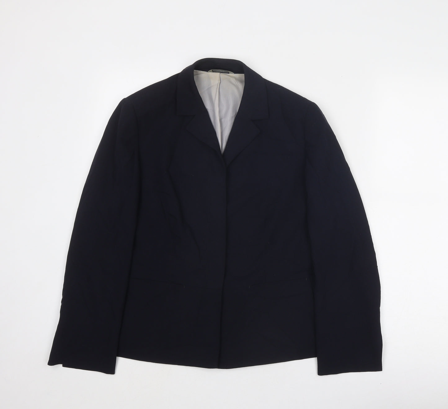 Marks and Spencer Womens Blue Jacket Blazer Size 14 Button