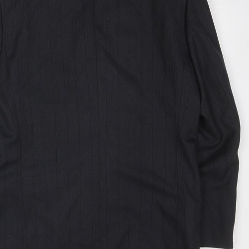 Time & Co Mens Grey Polyester Jacket Suit Jacket Size 42 Regular