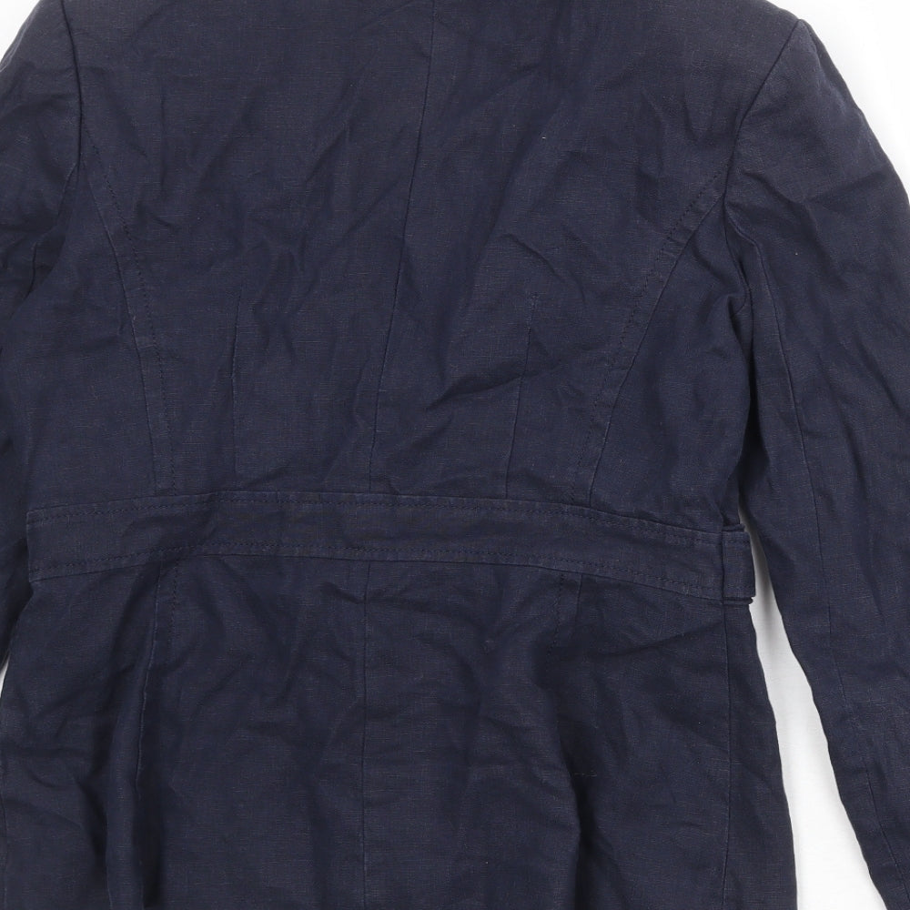 NEXT Womens Blue Jacket Blazer Size 14 Button