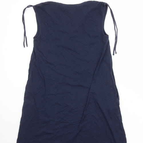 Gap Womens Blue Cotton A-Line Size XS V-Neck Pullover