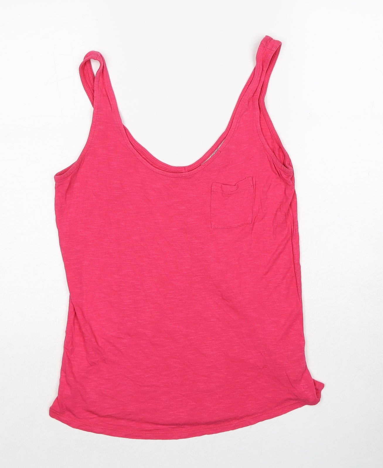 NEXT Womens Pink Viscose Basic Tank Size 8 Scoop Neck
