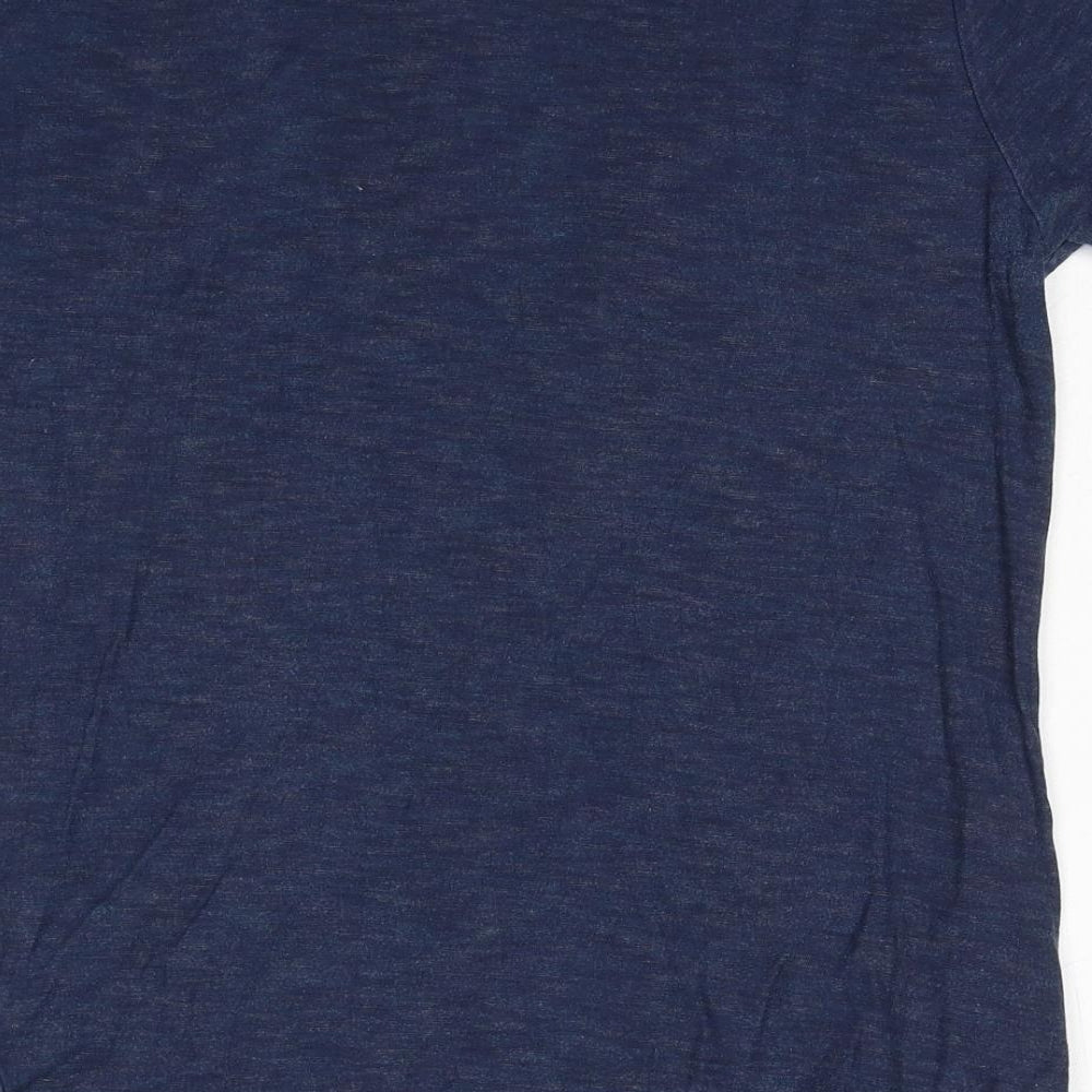 OUR LEGACY Womens Blue Cotton Basic T-Shirt Size M Crew Neck