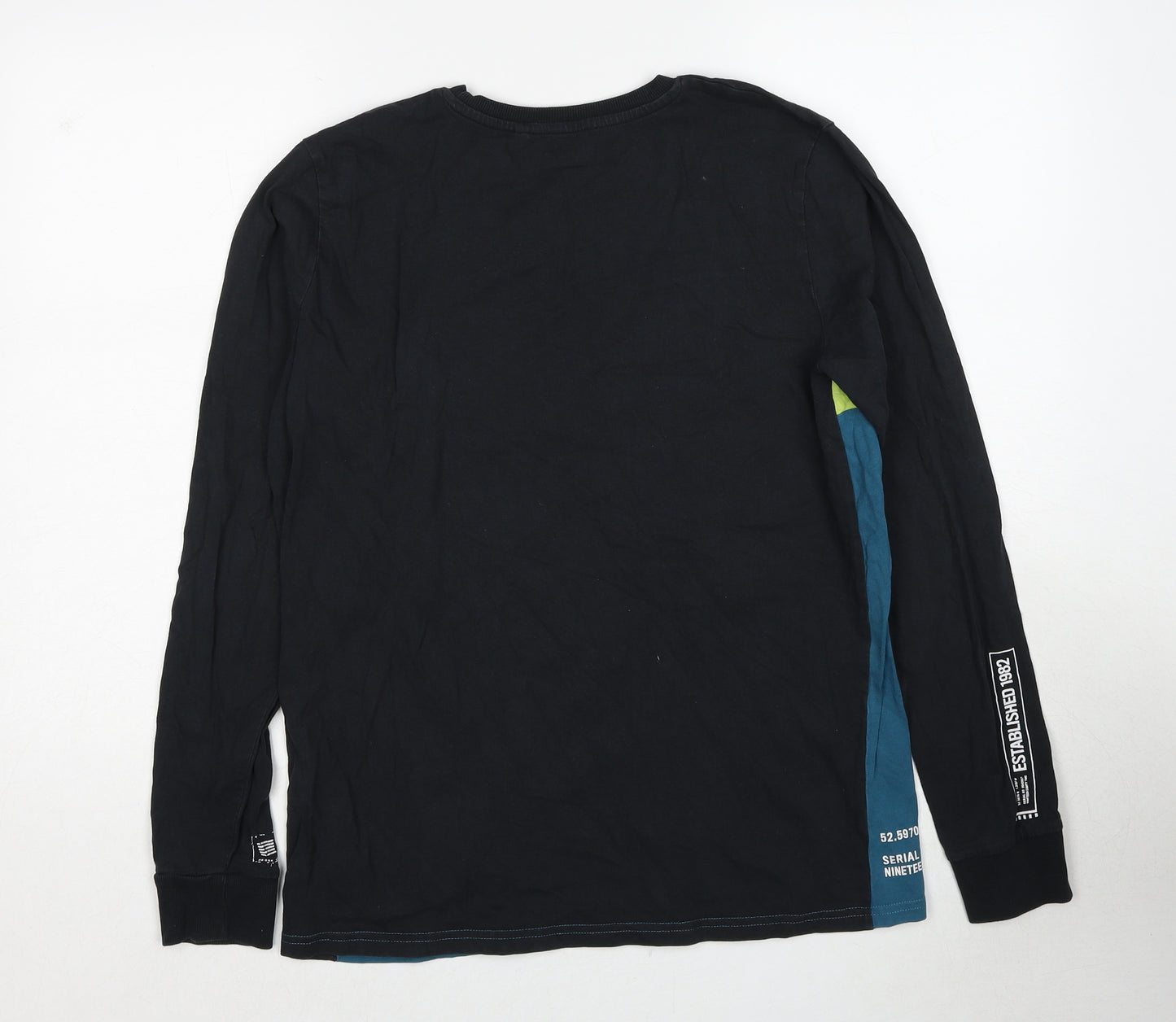 NEXT Boys Multicoloured Colourblock Cotton Pullover Sweatshirt Size 16 Years Pullover