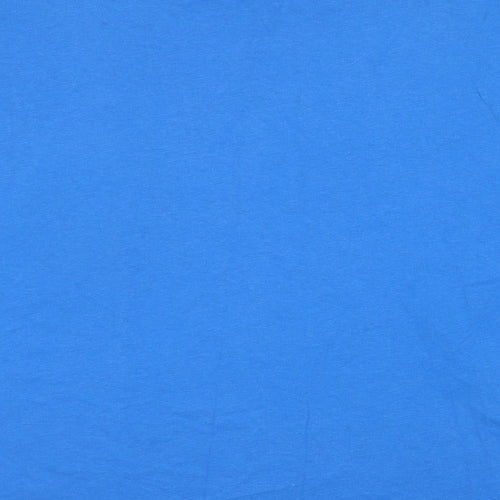 H&M Mens Blue Cotton T-Shirt Size XL Round Neck - New York Giants
