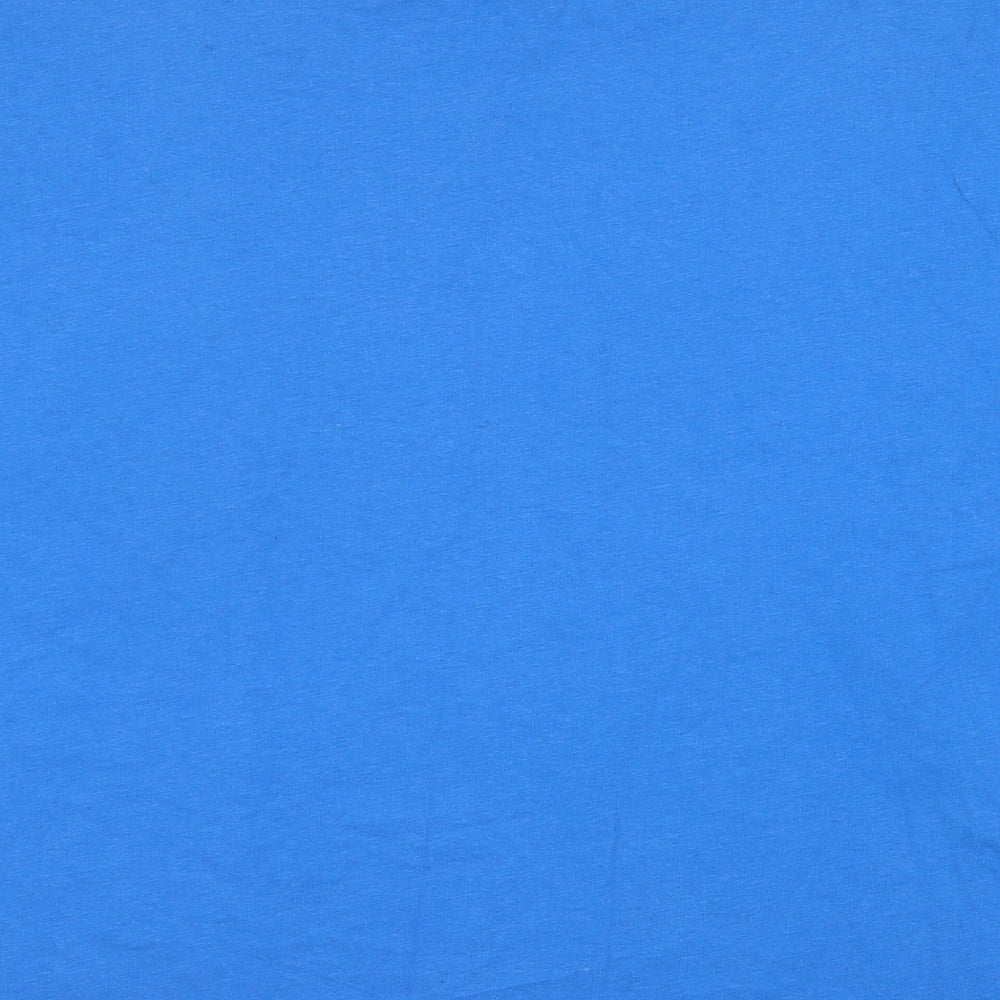 H&M Mens Blue Cotton T-Shirt Size XL Round Neck - New York Giants