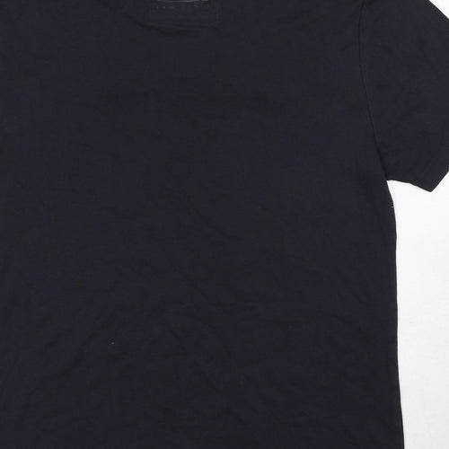 G-Star Mens Black Cotton T-Shirt Size XL Round Neck