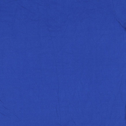 Sneaker Freak Mens Blue Cotton Polo Size M Collared Pullover