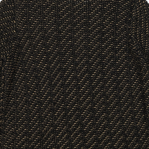Marks and Spencer Womens Black Round Neck Acrylic Pullover Jumper Size 12