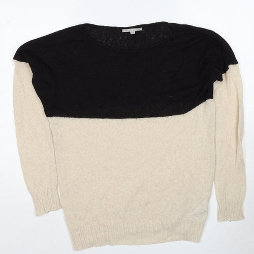 Gap Womens Beige Round Neck Acrylic Pullover Jumper Size M