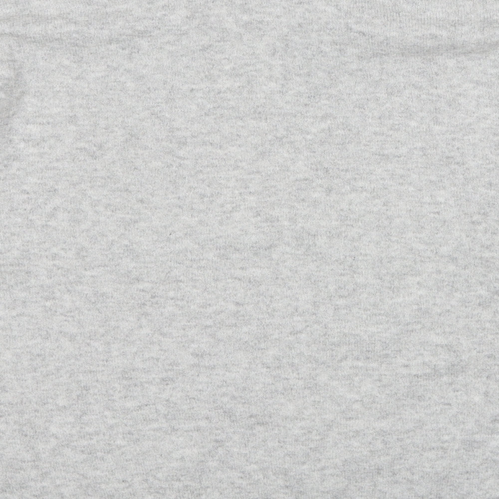 H&M Womens Grey Collared Polyester Pullover Jumper Size M