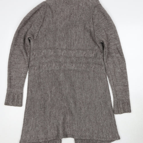 Kaliko Womens Brown V-Neck Polyester Cardigan Jumper Size M