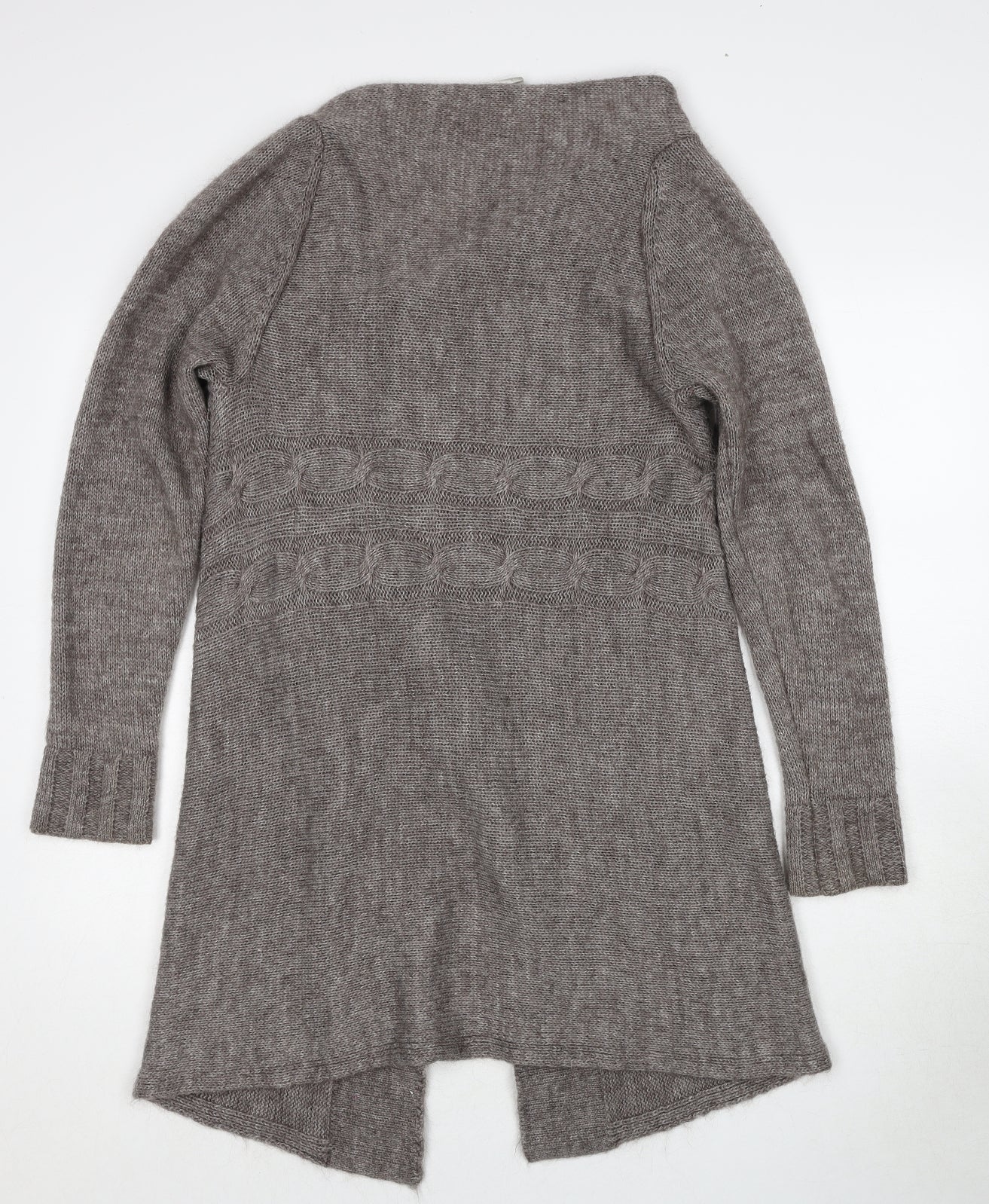 Kaliko Womens Brown V-Neck Polyester Cardigan Jumper Size M