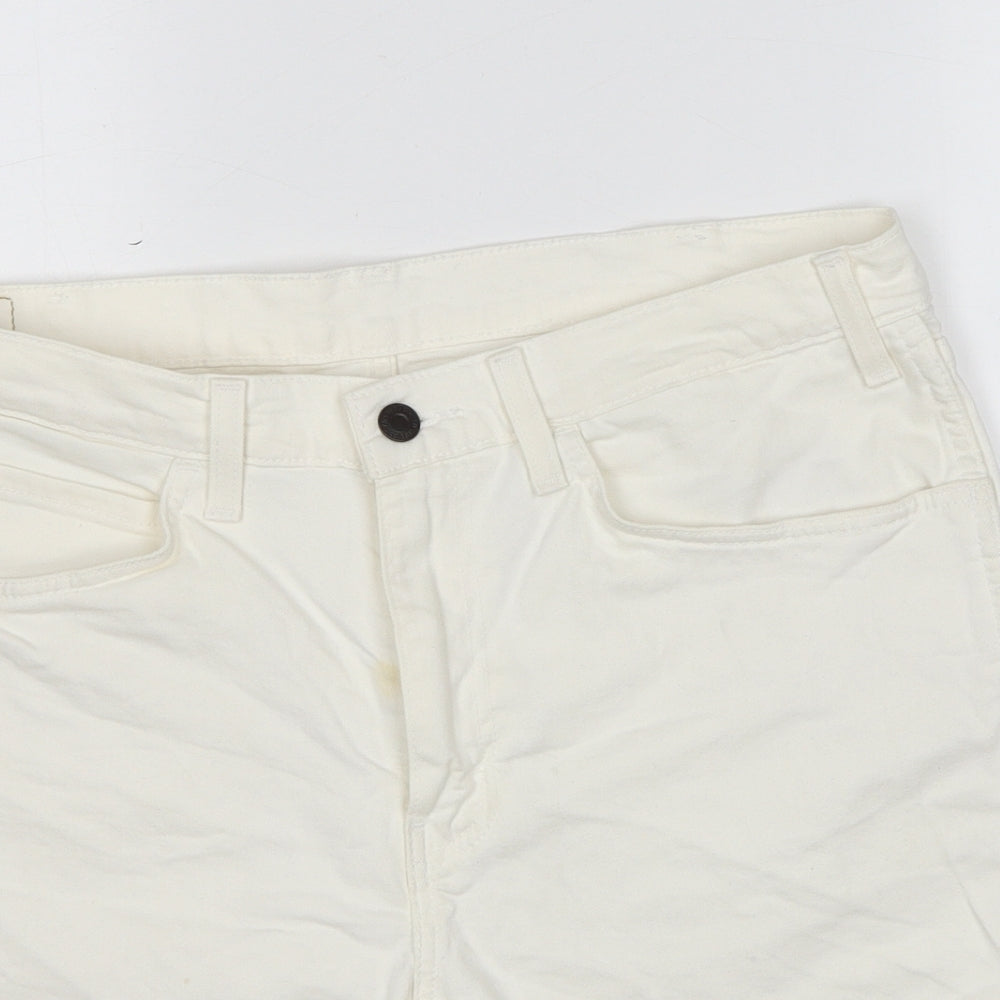 Levi's Mens White Cotton Chino Shorts Size 34 in Regular Zip
