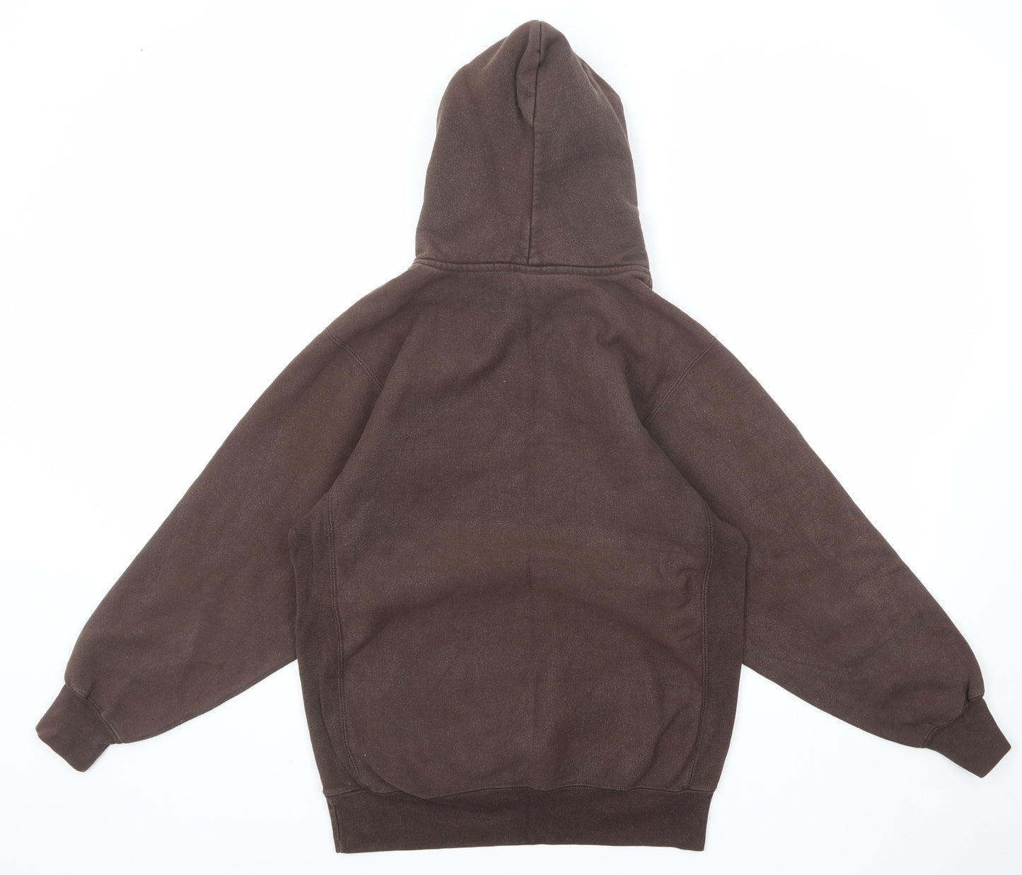 MV Sport Mens Brown Cotton Pullover Hoodie Size S - Wyoming