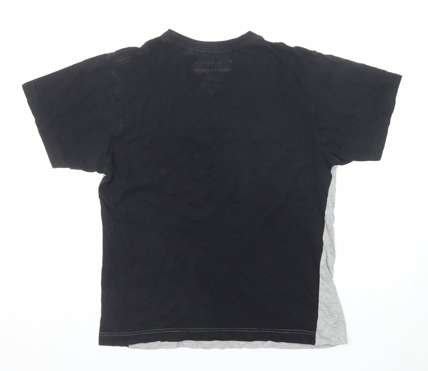 Zoo York Womens Grey Cotton Basic T-Shirt Size M Round Neck