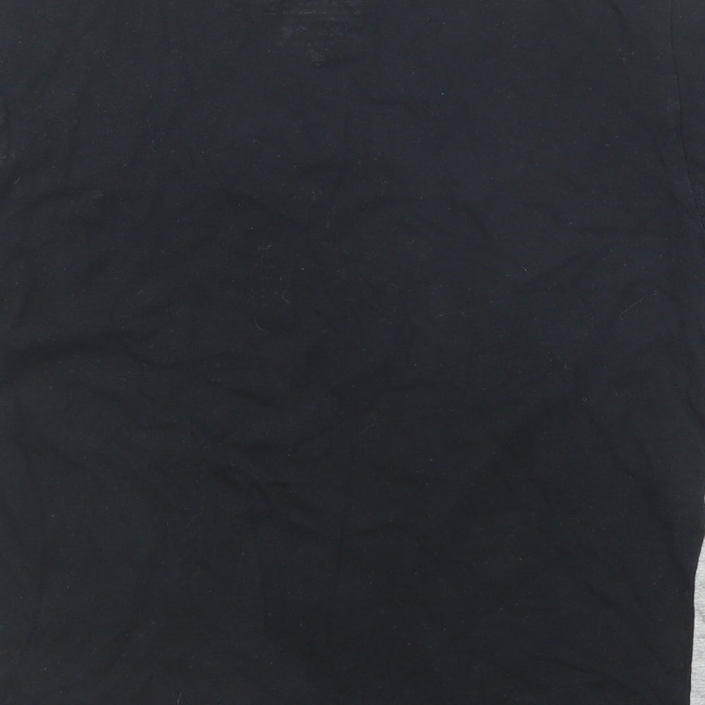 Zoo York Womens Grey Cotton Basic T-Shirt Size M Round Neck