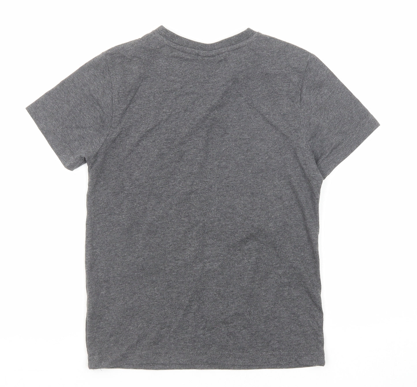 Star Wars Boys Grey Cotton Basic T-Shirt Size 7-8 Years Round Neck Pullover - Future Jed! Just Like Father