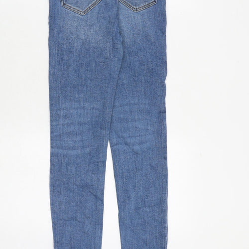 TRF Womens Blue Polyester Skinny Jeans Size 24 in Slim Zip
