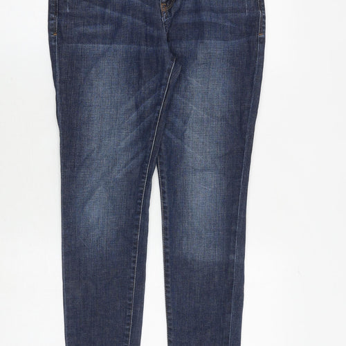 Authentic Brand Womens Blue Cotton Skinny Jeans Size 29 in Regular Zip