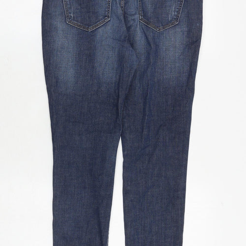 Authentic Brand Womens Blue Cotton Skinny Jeans Size 29 in Regular Zip