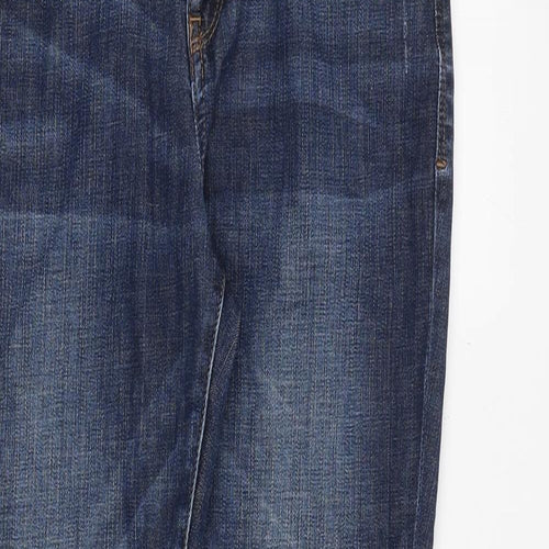 Authentic Brand Womens Blue Cotton Skinny Jeans Size 29 in Regular Zip