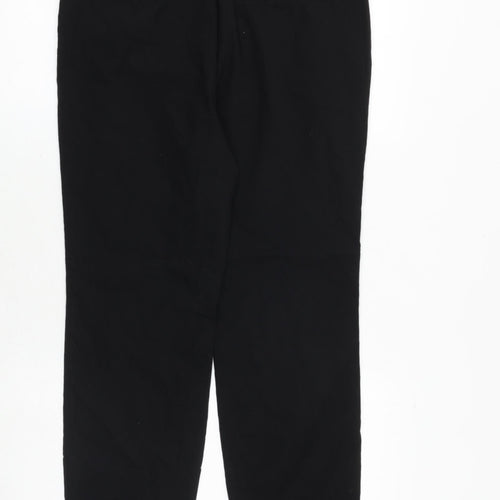 Et Vous Womens Black Viscose Trousers Size 14 Regular Zip