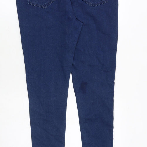 Marks and Spencer Womens Blue Cotton Jegging Jeans Size 14 Regular