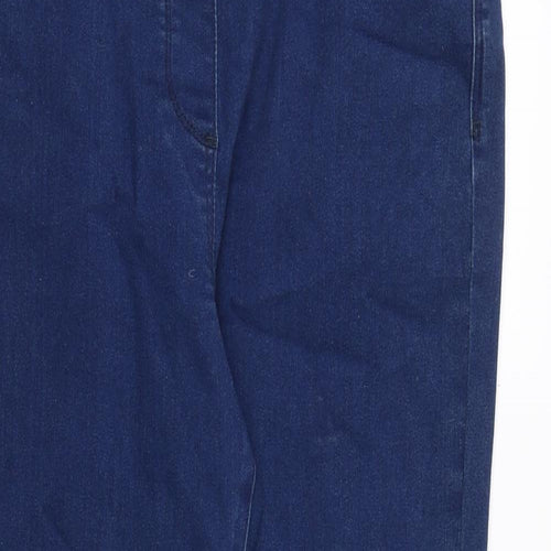 Marks and Spencer Womens Blue Cotton Jegging Jeans Size 14 Regular
