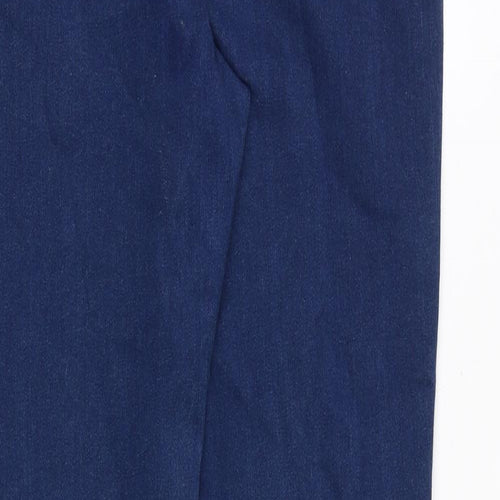Marks and Spencer Womens Blue Cotton Jegging Jeans Size 14 Regular