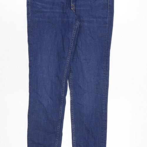 H&M Womens Blue Cotton Skinny Jeans Size S Extra-Slim