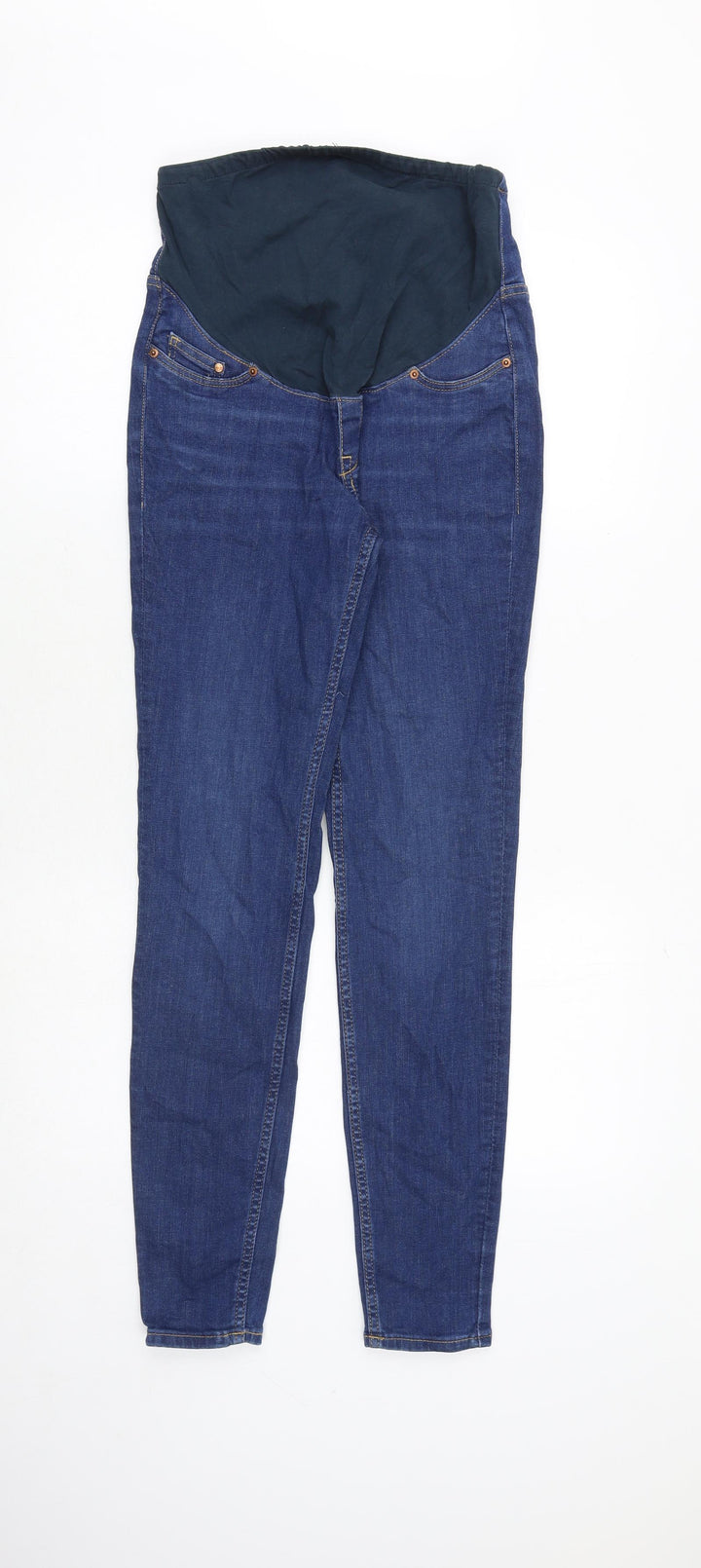 H&M Womens Blue Cotton Skinny Jeans Size S Extra-Slim