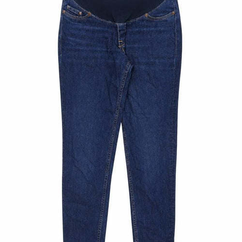 H&M Womens Blue Cotton Skinny Jeans Size S Extra-Slim