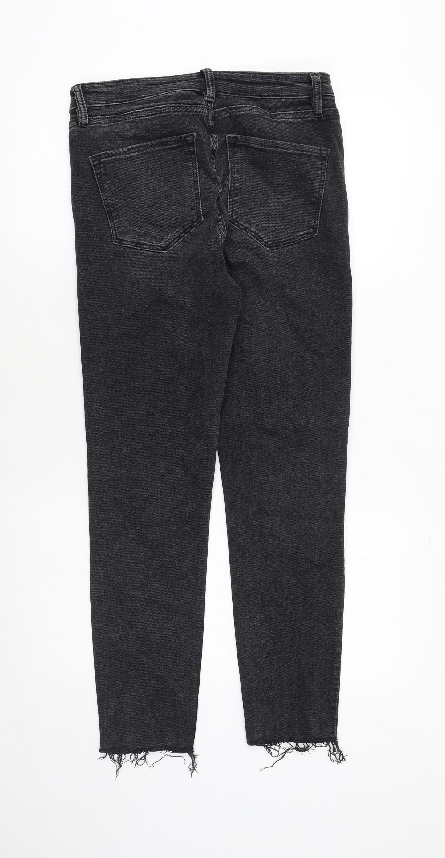 AllSaints Womens Black Polyester Skinny Jeans Size 29 in Regular Zip