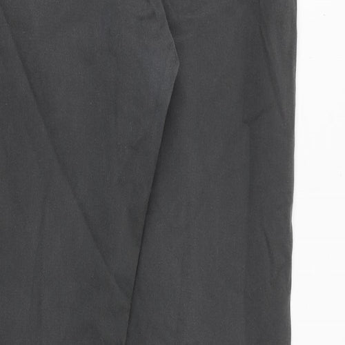 H&M Mens Grey Cotton Straight Jeans Size 32 in Regular Zip