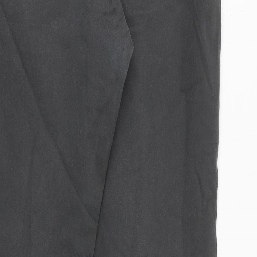H&M Mens Grey Cotton Straight Jeans Size 32 in Regular Zip