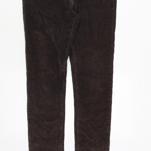 Lee Womens Brown Cotton Straight Jeans Size 27 in Regular Zip