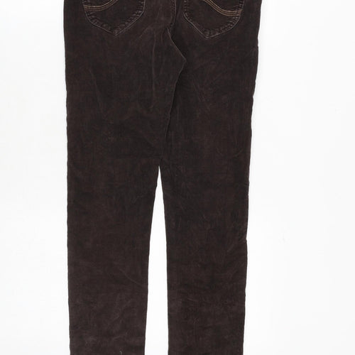 Lee Womens Brown Cotton Straight Jeans Size 27 in Regular Zip