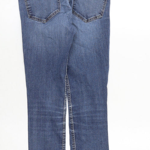 Zara Womens Blue Polyester Skinny Jeans Size 25 in Regular Zip