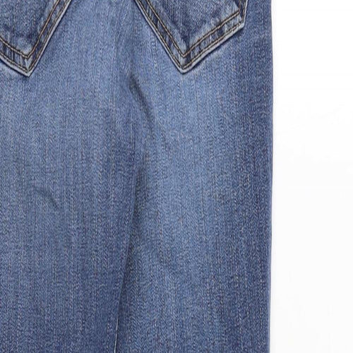Zara Womens Blue Polyester Skinny Jeans Size 25 in Regular Zip