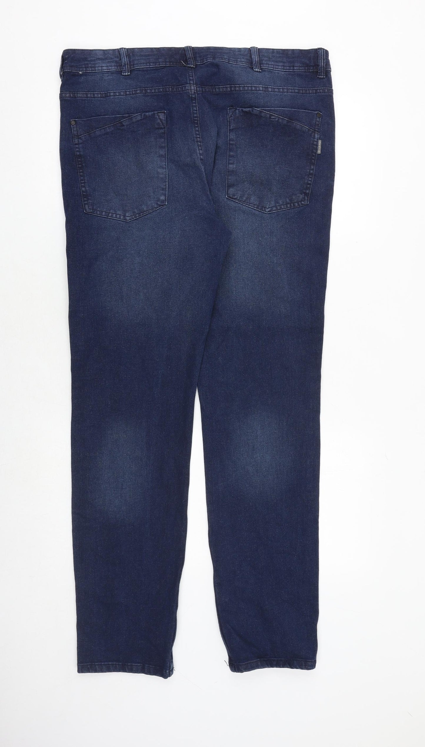 Livergy Mens Blue Cotton Skinny Jeans Size 36 in Regular Button