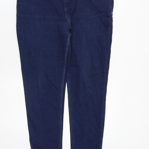 Per Una Womens Blue Polyester Skinny Jeans Size 34 in Regular Zip