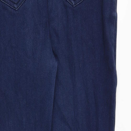 Per Una Womens Blue Polyester Skinny Jeans Size 34 in Regular Zip