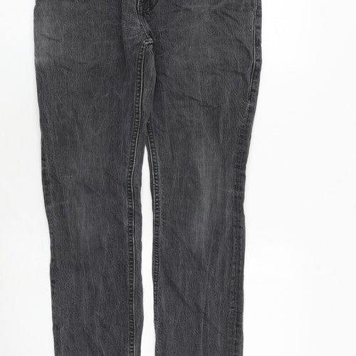 Levi's Mens Grey Cotton Skinny Jeans Size 32 in Regular Button