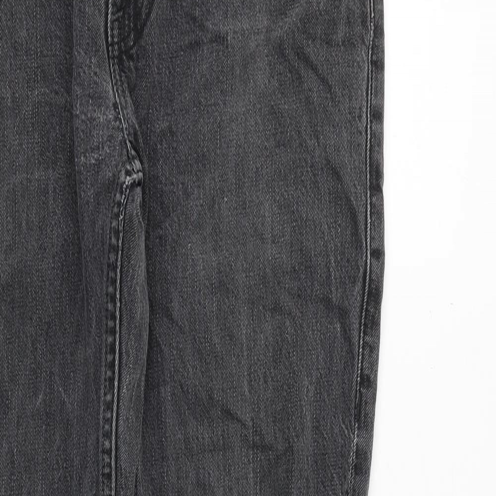 Levi's Mens Grey Cotton Skinny Jeans Size 32 in Regular Button