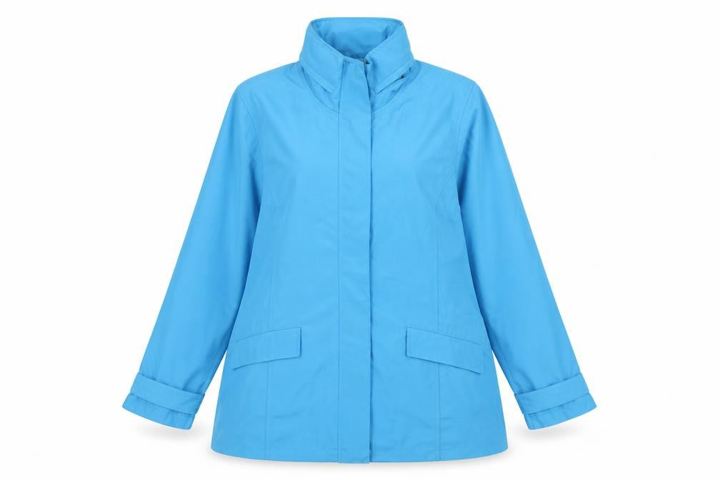 TIGI Womens Blue Jacket Size 14 Zip
