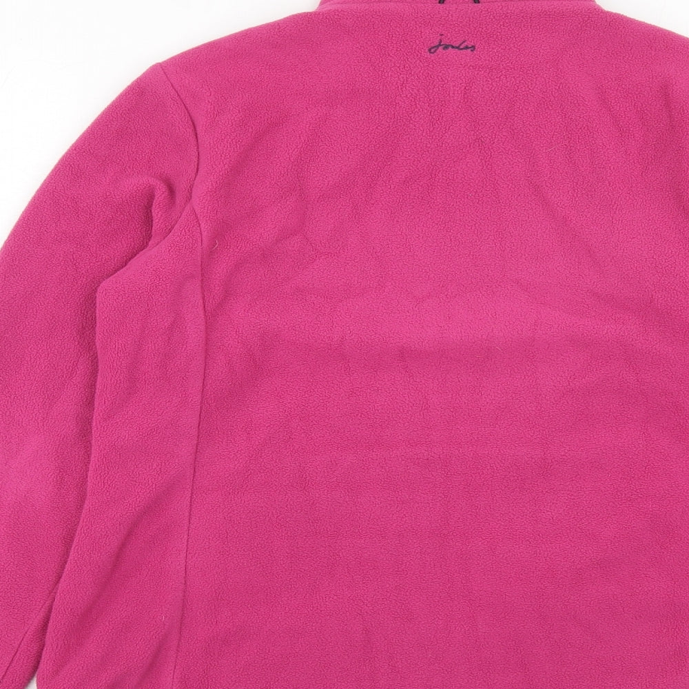 Joules Womens Pink Jacket Size 14 Zip