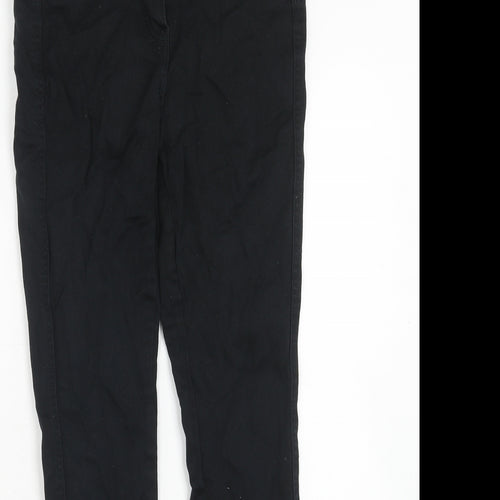 NEXT Womens Black Cotton Skinny Jeans Size 10 Regular Zip